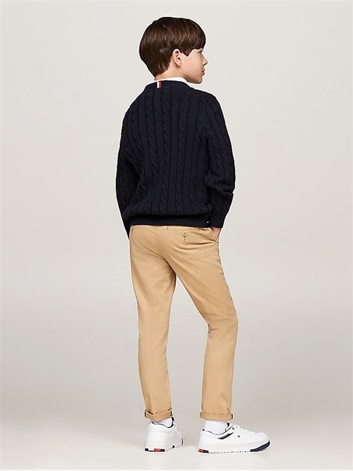 essential reg cable sweater TOMMY HILFIGER | KB0KB09418DW5